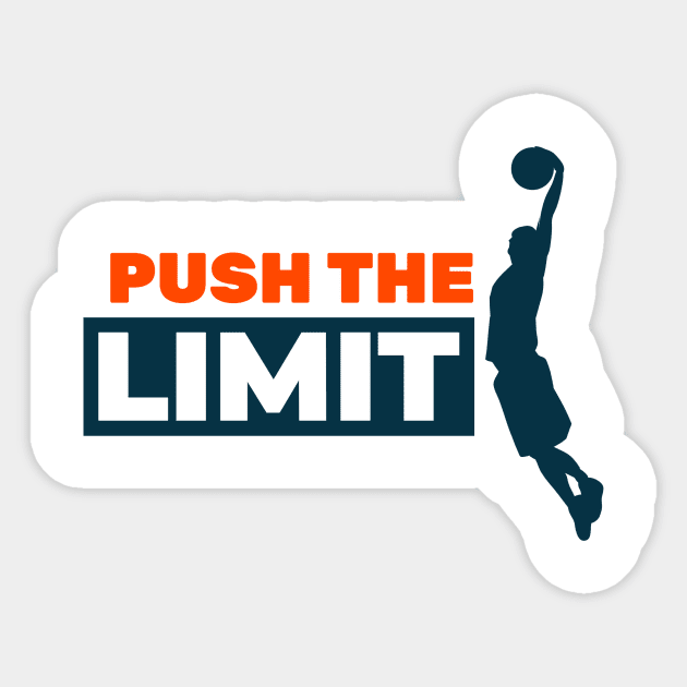 PUSH THE LIMIT Sticker by T-shaped Human